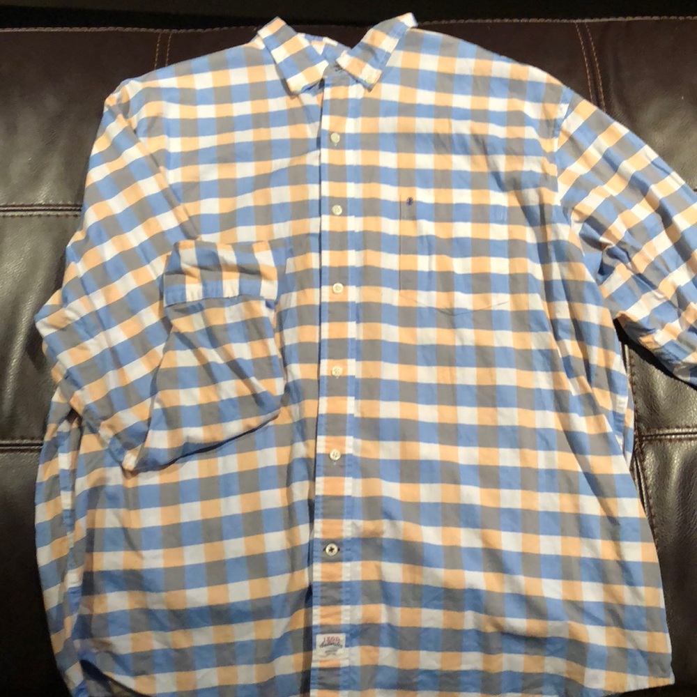 Izod long sleeve button down shirt 2xl